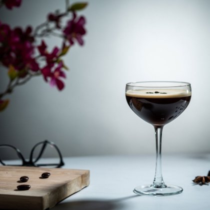 Cocktail- und Martinigläser