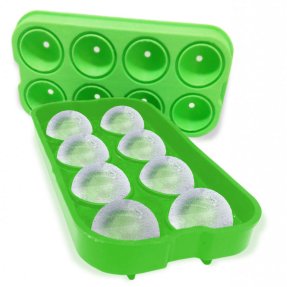 Silikoneisform für 8 Eiskugeln 3,5 cm.